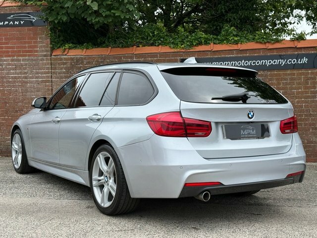 BMW 3 Series 2.0 318D M Sport Touring Euro 6 S YC67KXN Silver #6
