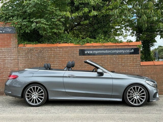 Mercedes-Benz C Class 2.1 C220d Amg Line Cabriolet G-tronic PL18GXE Grey #3