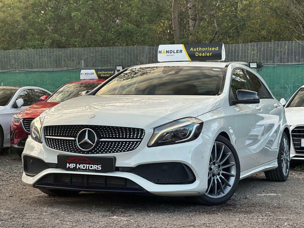 Mercedes-Benz A Class 1.6 A180 Amg Line Premium 7G-dct Euro 6 Ss AF16XSY White #5