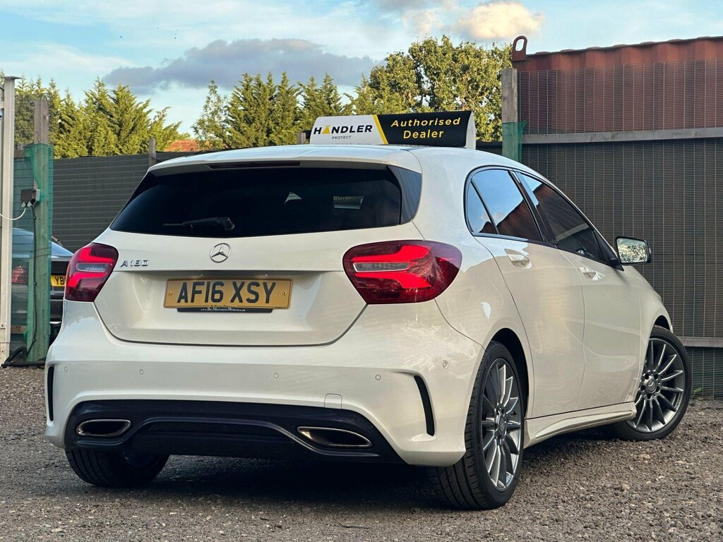 Mercedes-Benz A Class 1.6 A180 Amg Line Premium 7G-dct Euro 6 Ss AF16XSY White #6