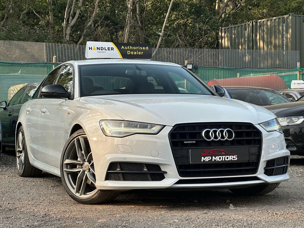Audi A6 Saloon 2.0 Tdi Black Edition S Tronic Quattro Euro 6 Ss White