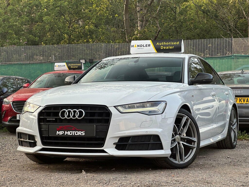 Audi A6 Saloon 2.0 Tdi Black Edition S Tronic Quattro Euro 6 Ss White #6