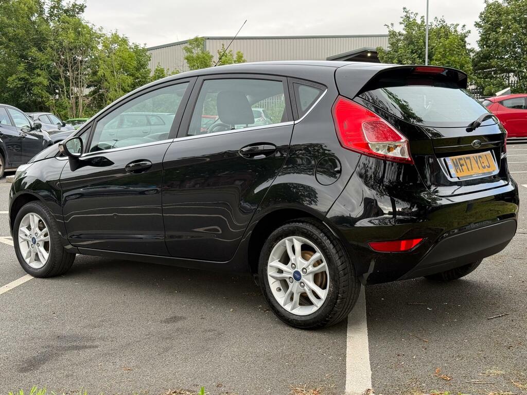 Ford Fiesta 1.25 Zetec Euro 6 MF17YCJ Black #5