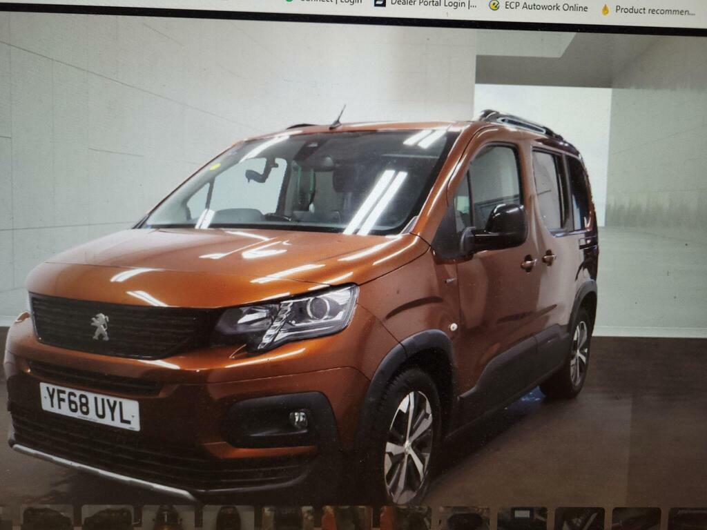 Peugeot Rifter 1.5 Bluehdi Gt Line Standard Mpv Eat Euro 6 S S Brown