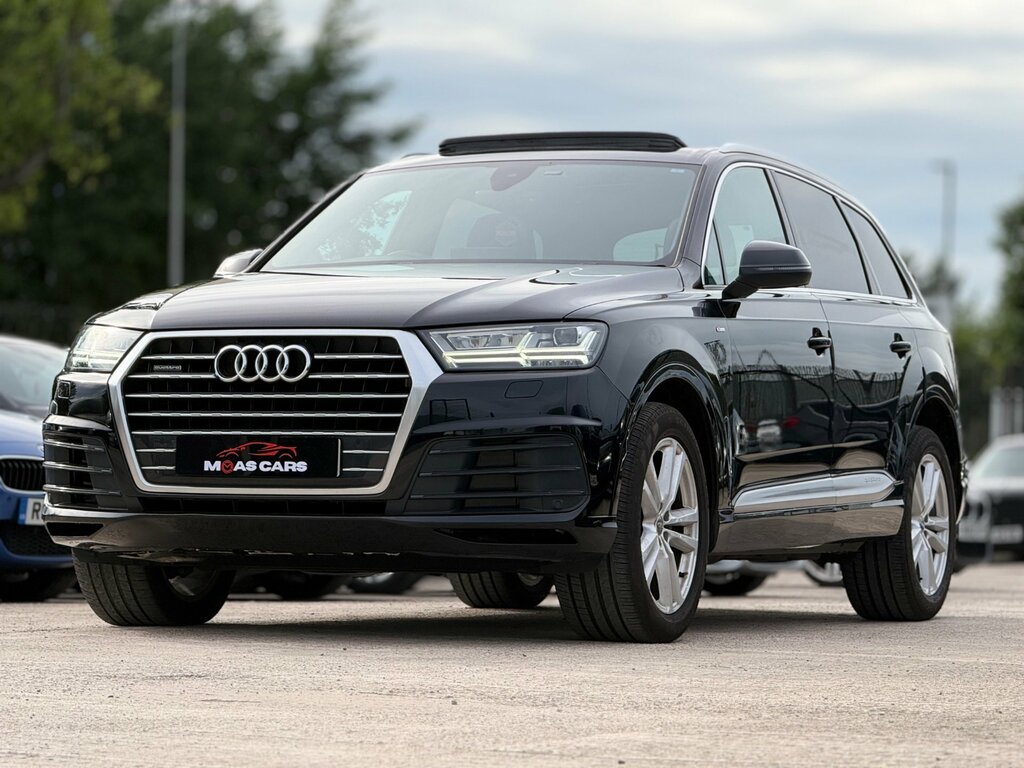 Audi Q7 3.0 Tdi V6 S Line Suv Tiptronic Quattro Black #2