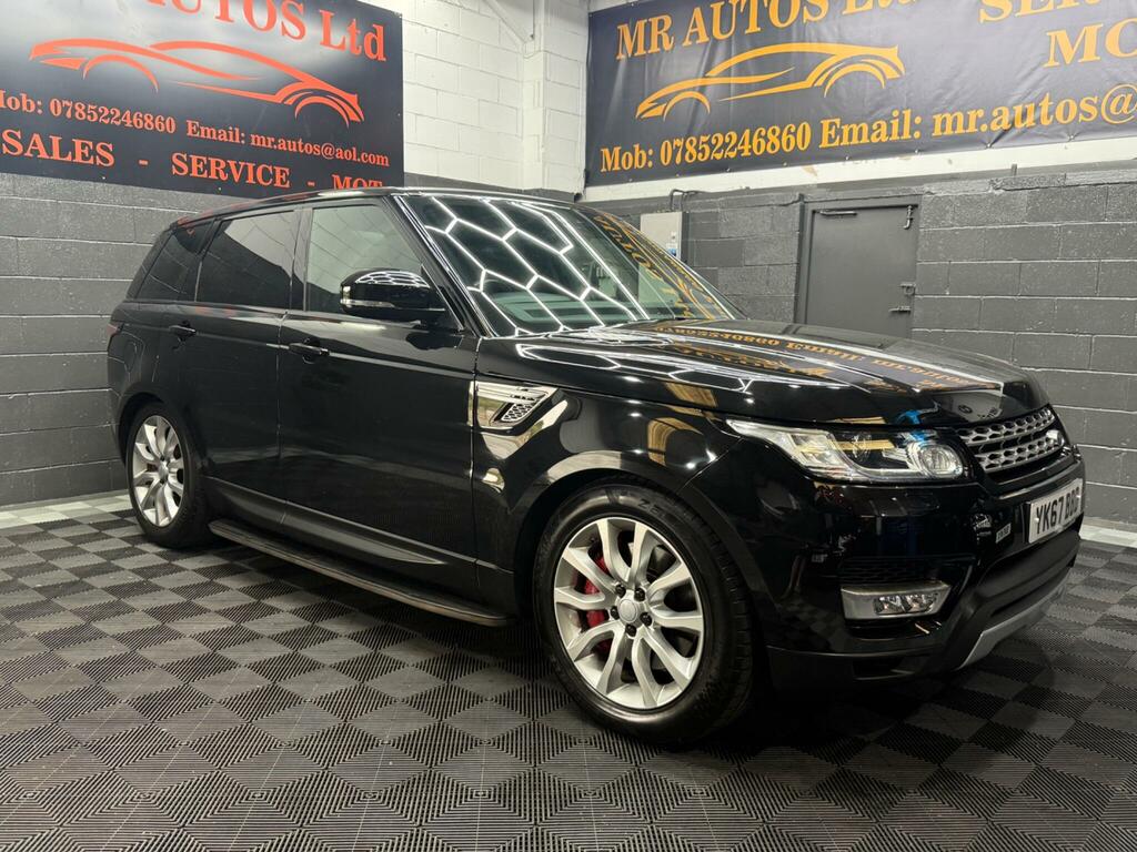 Land Rover Range Rover Sport 3.0 Sd V6 Hse 4Wd Euro 6 Ss YK67BBD Black #6