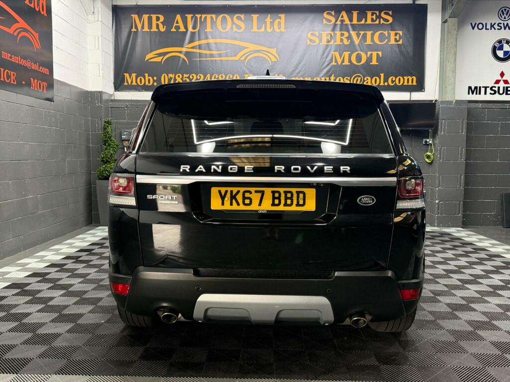 Land Rover Range Rover Sport 3.0 Sd V6 Hse 4Wd Euro 6 Ss YK67BBD Black #3