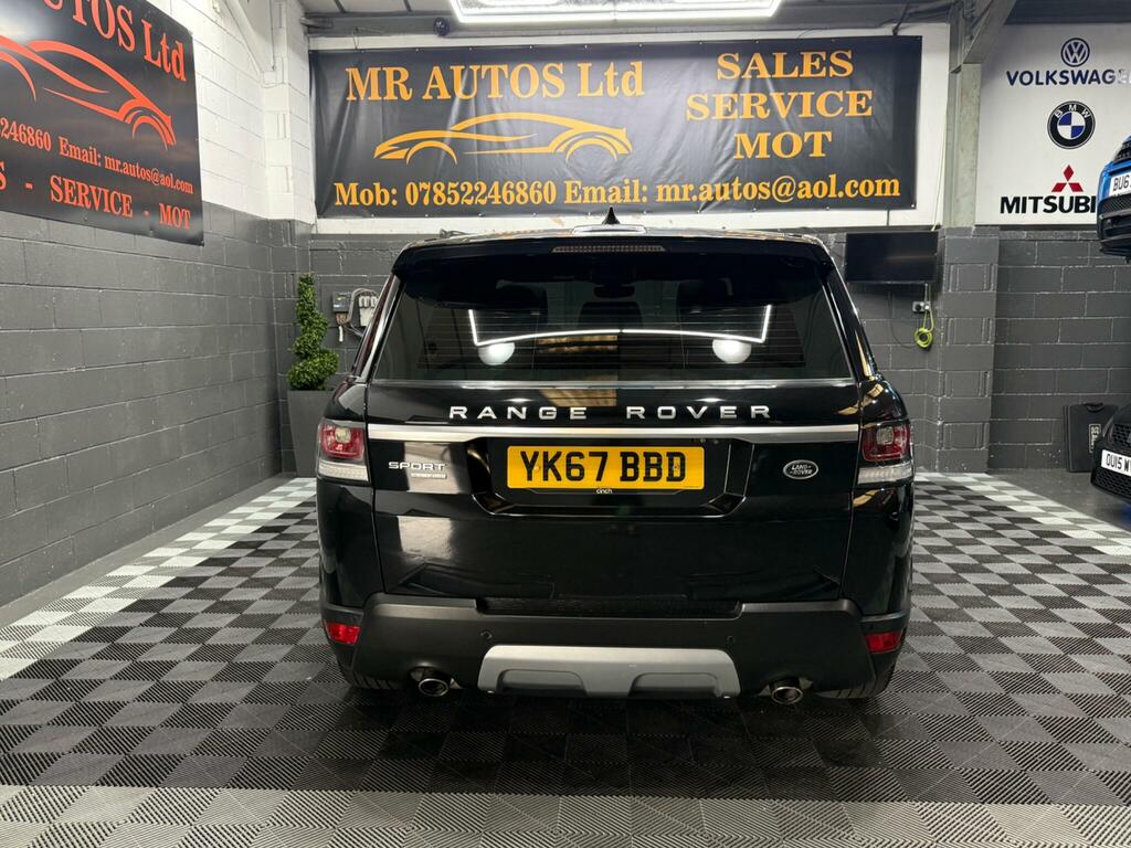 Land Rover Range Rover Sport 3.0 Sd V6 Hse 4Wd Euro 6 Ss YK67BBD Black #5