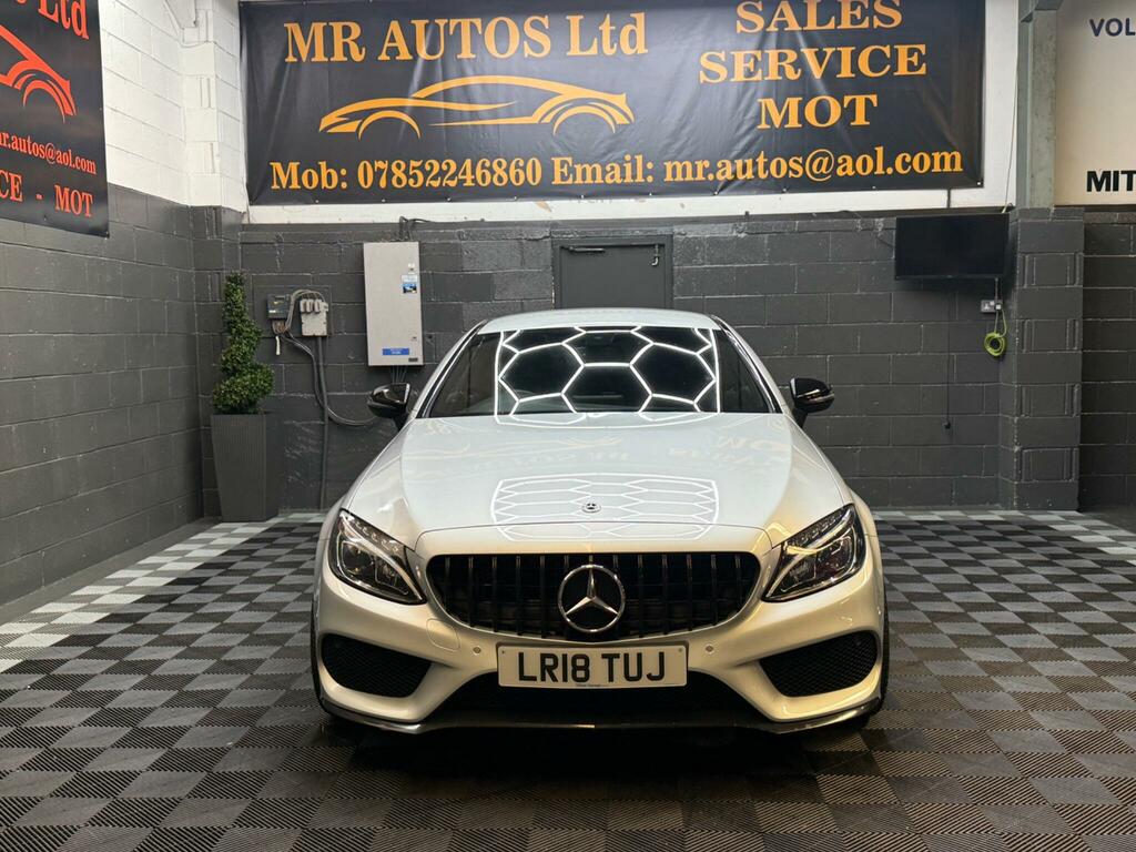 Mercedes-Benz C Class C220d Amg Line Blue #36