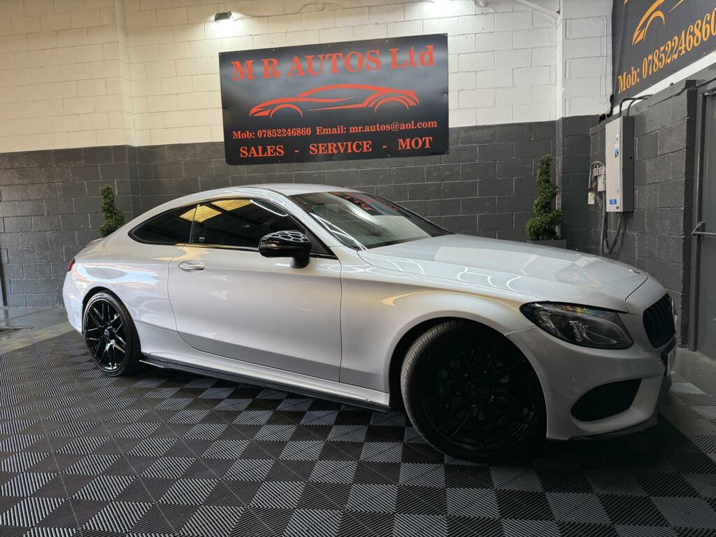 Mercedes-Benz C Class C220d Amg Line Blue #1