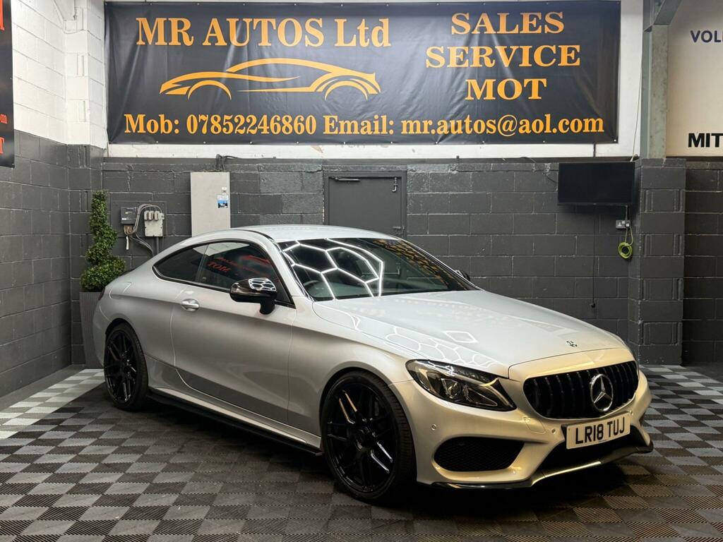 Mercedes-Benz C Class C220d Amg Line Blue #11