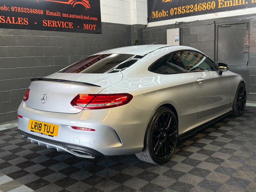 Mercedes-Benz C Class C220d Amg Line Blue #6