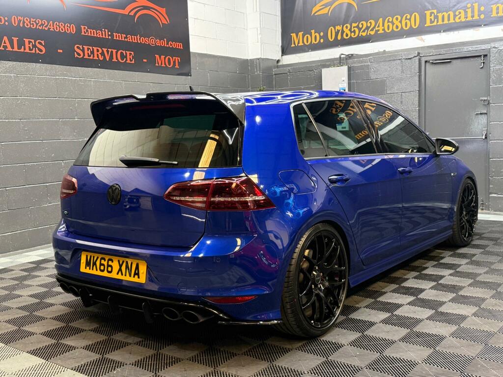 Volkswagen Golf R Blue #5