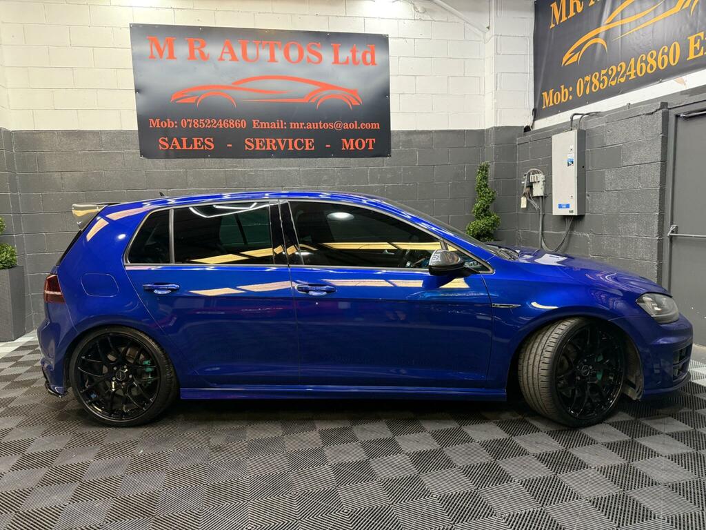 Volkswagen Golf R Blue #3