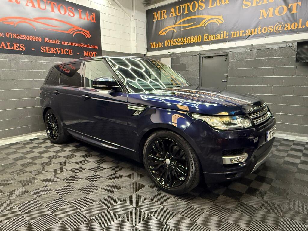 Land Rover Range Rover Sport 3.0 Sd V6 Hse 4Wd Euro 6 Ss YT66CBY Blue #4