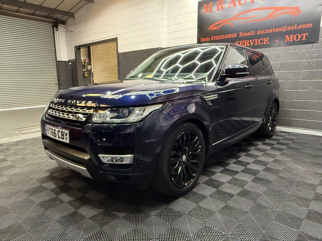 Land Rover Range Rover Sport 3.0 Sd V6 Hse 4Wd Euro 6 Ss YT66CBY Blue #6