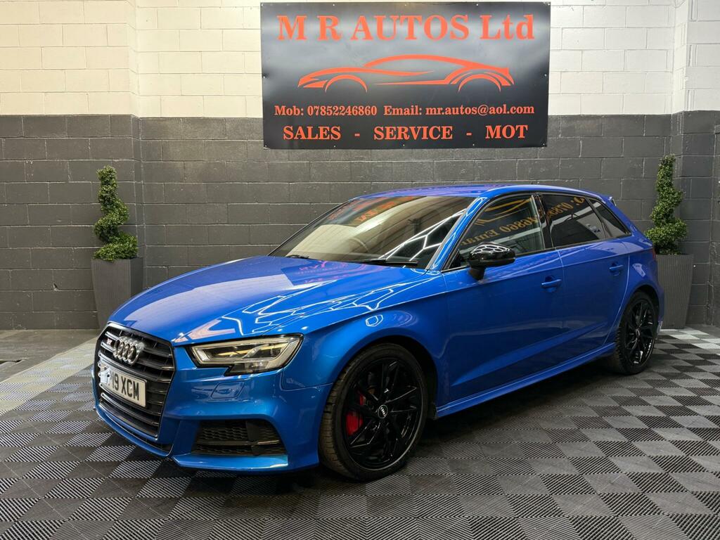 Audi S3 Saloon 2.0 Tfsi Black Edition 201919 Blue #41