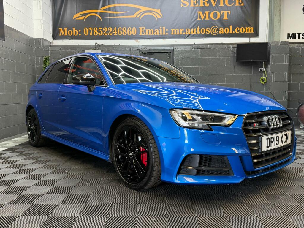 Audi S3 Saloon 2.0 Tfsi Black Edition 201919 Blue #39