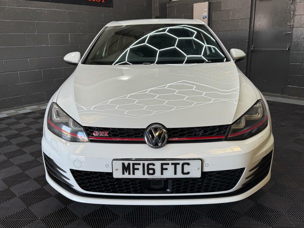 Volkswagen Golf Gti Performance White #5