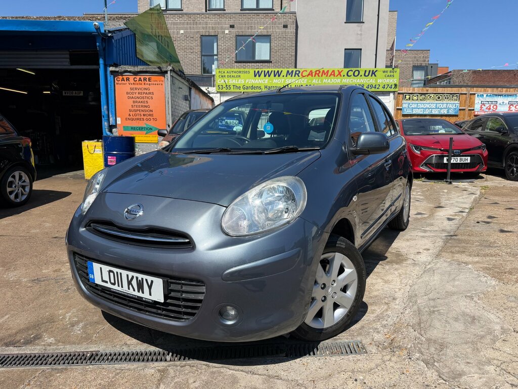 Nissan Micra 1.2 12V Acenta Hatchback Cvt Euro 5 80 Grey