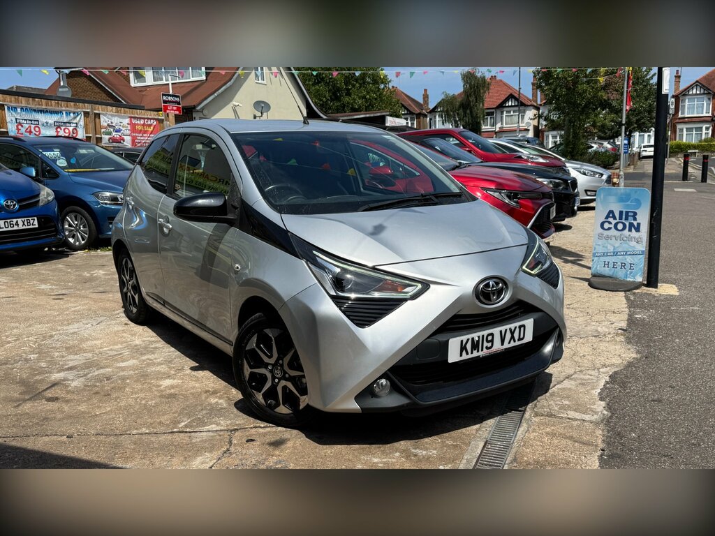 Toyota Aygo 1.0 Vvt-i X-trend Hatchback Euro KM19VXD Silver #3