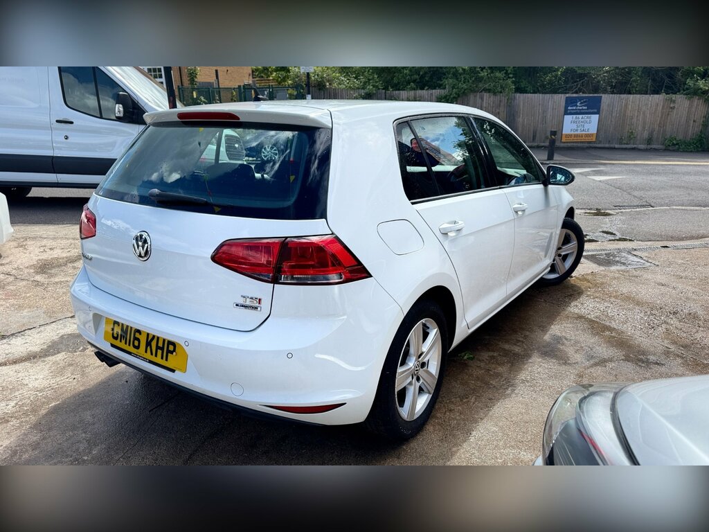 Volkswagen Golf 1.4 Tsi Bluemotion Tech Match Edition Hatchback GM16KHP White #3