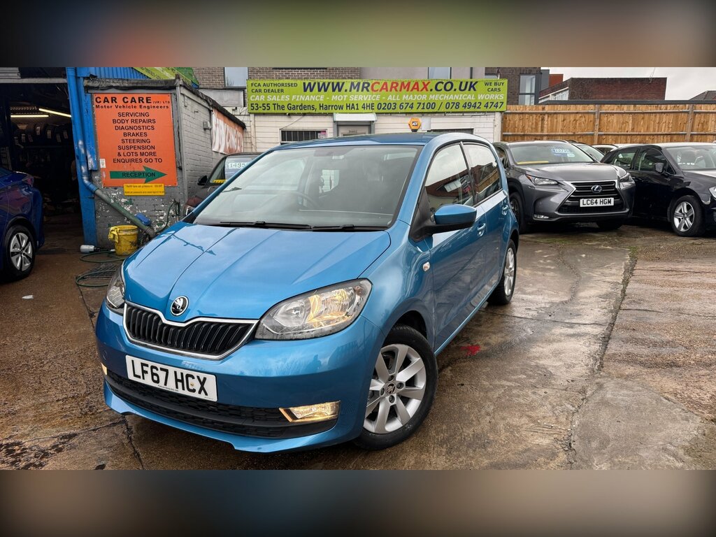 Skoda Citigo 1.0 Mpi Se L Hatchback Asg Euro 6 75 P Blue