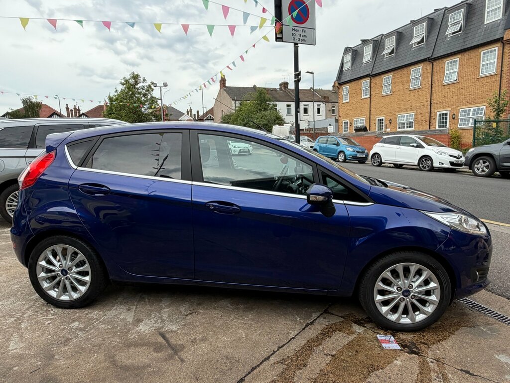 Ford Fiesta 1.0T Ecoboost Titanium X Hatchback Powe CK17TWX Blue #4
