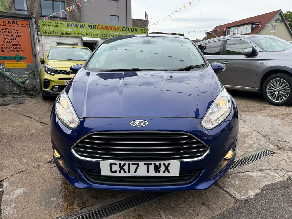 Ford Fiesta 1.0T Ecoboost Titanium X Hatchback Powe CK17TWX Blue #2