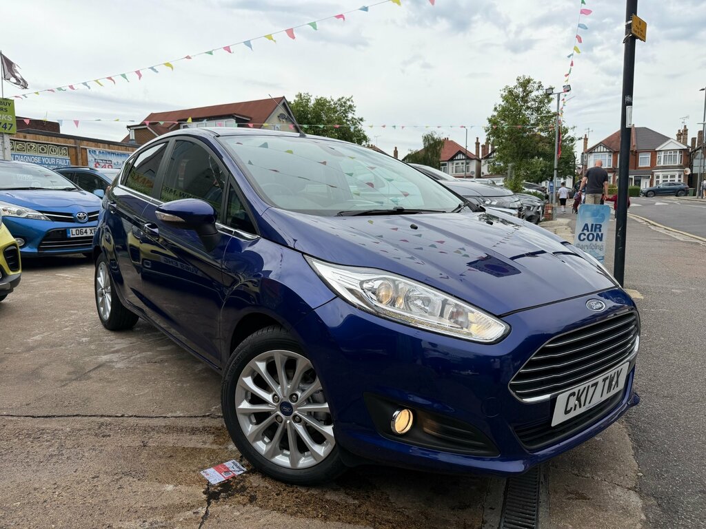 Ford Fiesta 1.0T Ecoboost Titanium X Hatchback Powe CK17TWX Blue #3