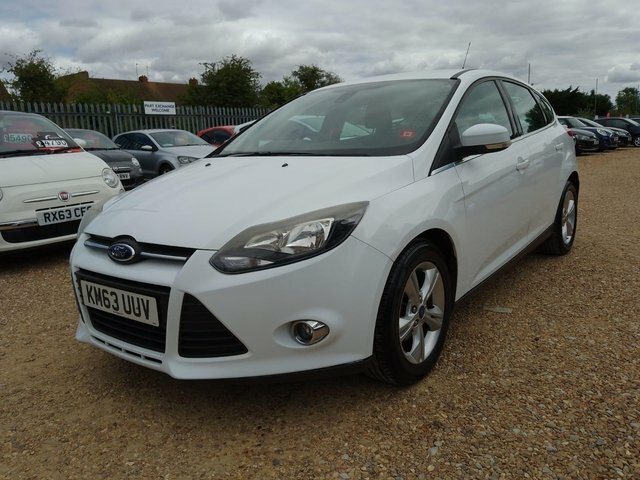 Ford Focus 1.6 Tdci Zetec Euro 5 S S KM63UUV White #5