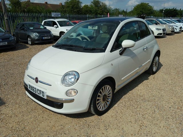 Fiat 500 1.2 Lounge Euro 4 White #3