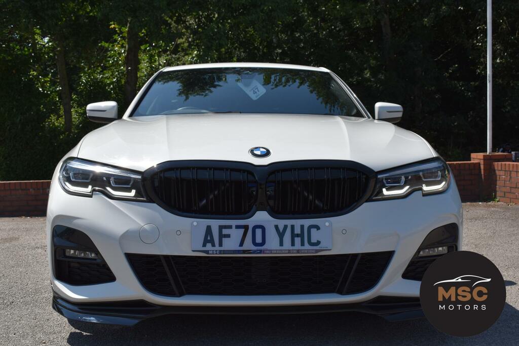 BMW 3 Series 2.0 330E 12Kwh M Sport Saloon Plug-in H AF70YHC White #4