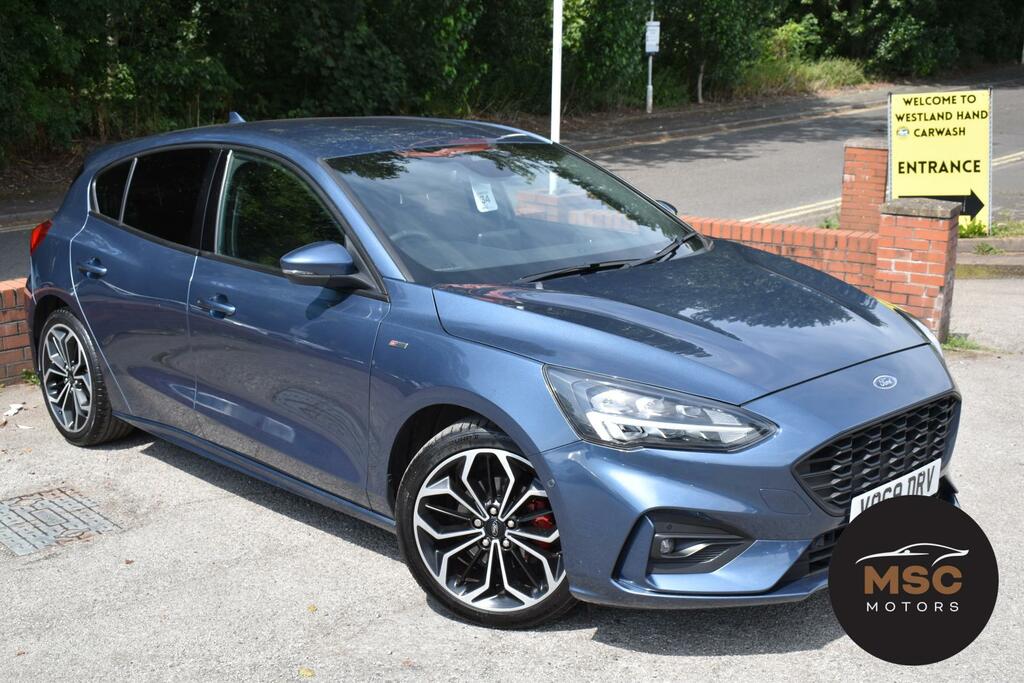 Ford Focus 1.0T Ecoboost St-line X Hatchback Manua Blue