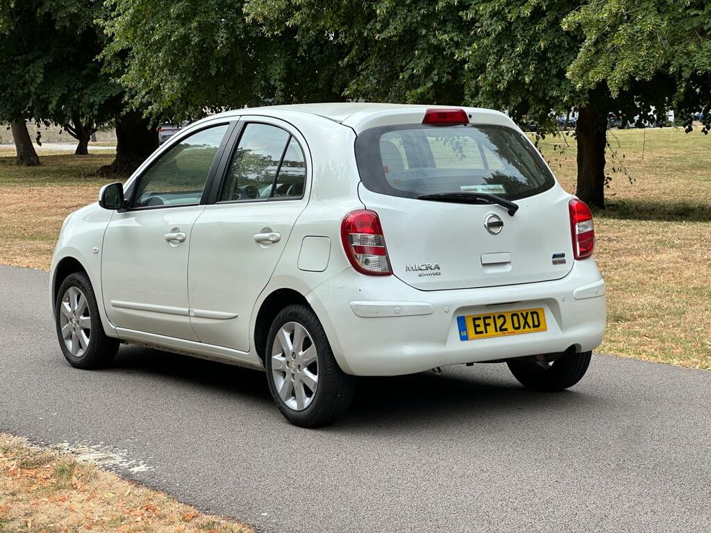 Nissan Micra Shiro White #5
