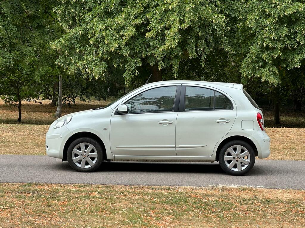 Nissan Micra Shiro White #4