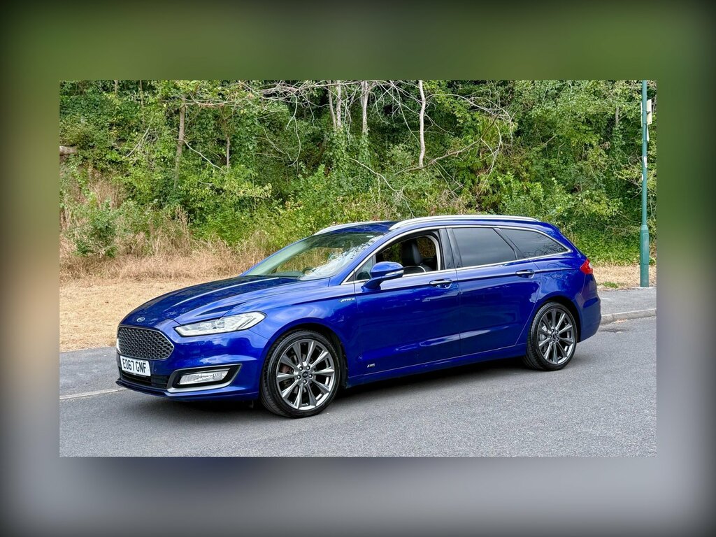 Ford Mondeo 2.0 Tdci Vignale Estate Powershift Awd EO67GNF Blue #6