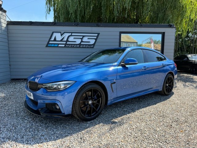 BMW 4 Series Gran Coupe 2019 2.0 420D M Sport Hatchback Xd Blue
