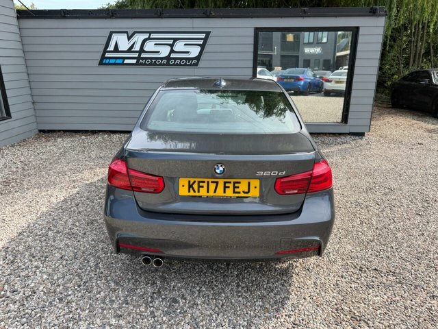 BMW 3 Series 2017 2.0 320D M Sport Saloon Euro KF17FEJ Grey #4