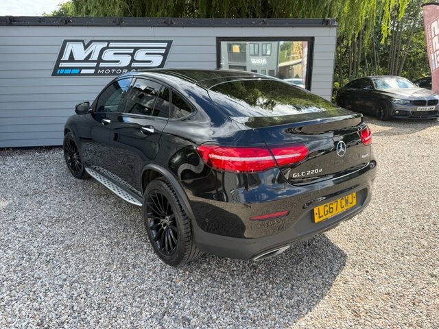 Mercedes-Benz GLC Class 2017 2.1 Glc220d Amg Line Premium Coupe Dies Black #3