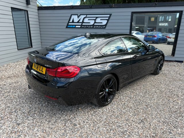 BMW 4 Series Gran Coupe 2018 2.0 420I M Sport Coupe Euro 6 Black #5