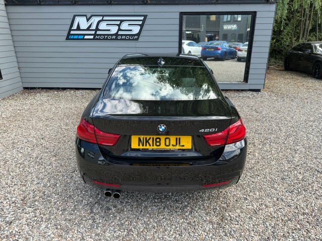 BMW 4 Series Gran Coupe 2018 2.0 420I M Sport Coupe Euro 6 Black #4