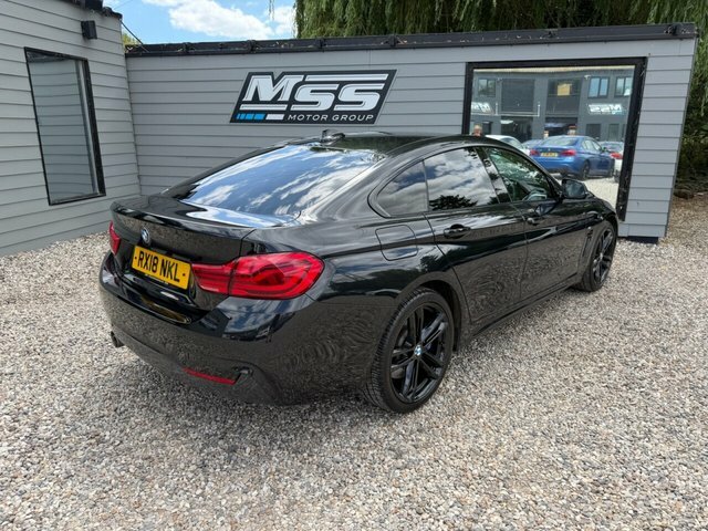 BMW 4 Series Gran Coupe 2018 2.0 420D M Sport Hatchback Xd Black #5