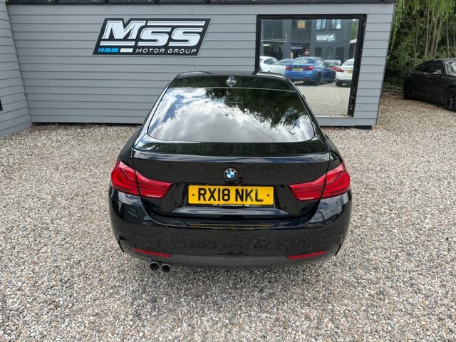 BMW 4 Series Gran Coupe 2018 2.0 420D M Sport Hatchback Xd Black #4