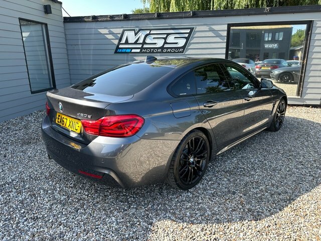 BMW 4 Series Gran Coupe 2017 2.0 420D M Sport Hatchback Eu Grey #5