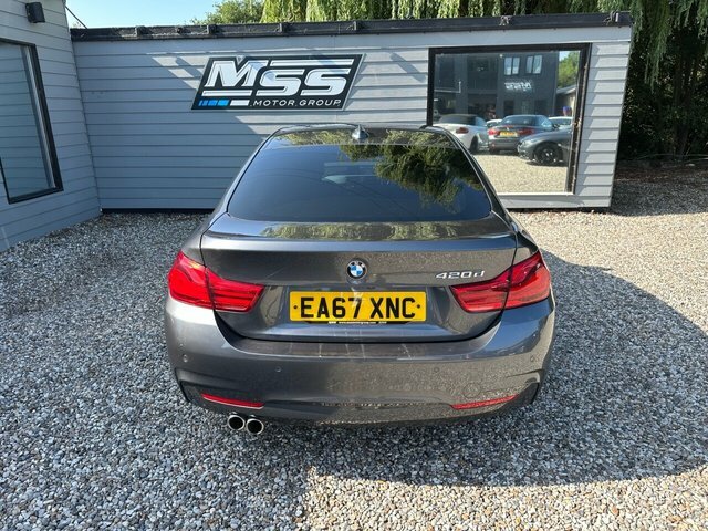 BMW 4 Series Gran Coupe 2017 2.0 420D M Sport Hatchback Eu Grey #4