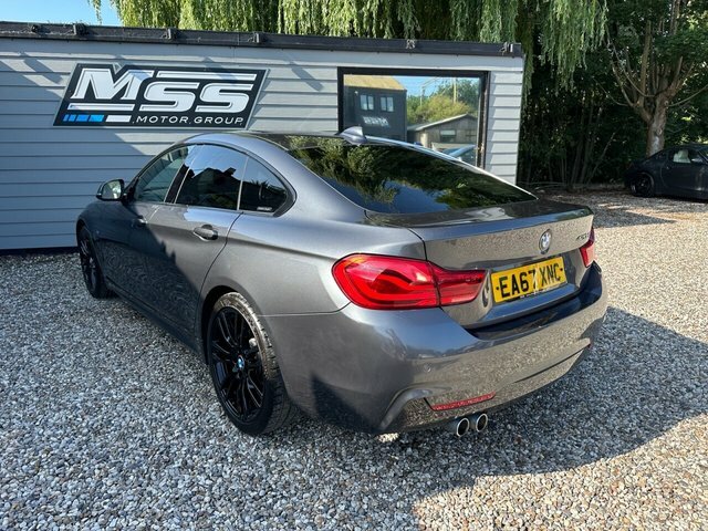 BMW 4 Series Gran Coupe 2017 2.0 420D M Sport Hatchback Eu Grey #3
