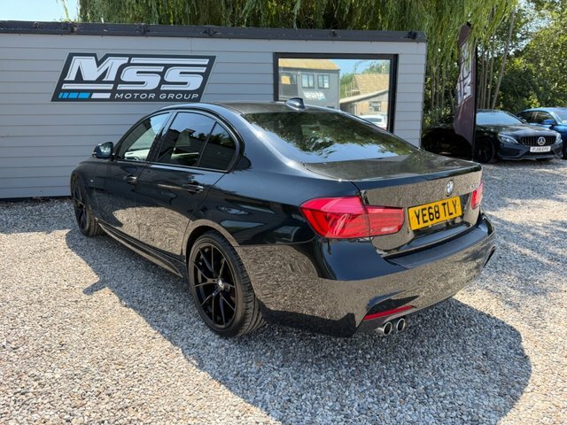 BMW 3 Series 2018 2.0 320D M Sport Saloon Euro YE68TLY Black #3