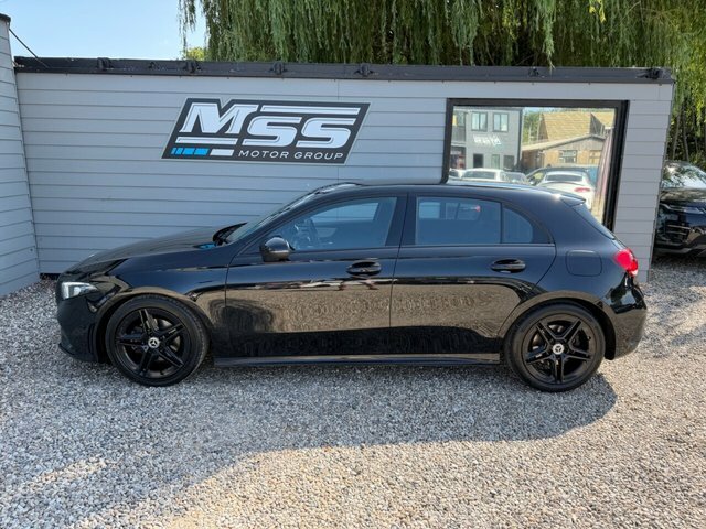 Mercedes-Benz A Class 2018 1.3 A200 Amg Line Premium Hatchback Pet WN68VTF Black #2