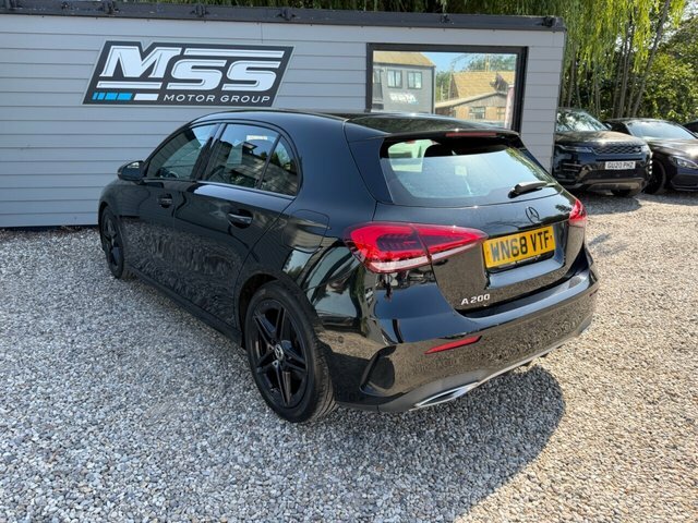 Mercedes-Benz A Class 2018 1.3 A200 Amg Line Premium Hatchback Pet WN68VTF Black #3
